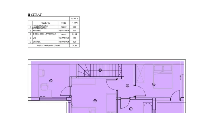 Troiposoban stan | 4zida