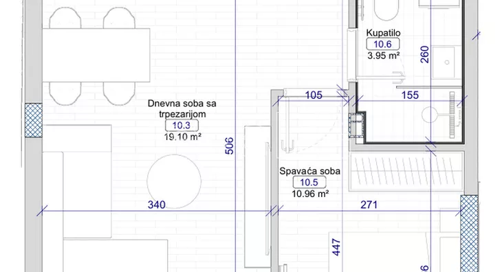 Dvosoban stan | 4zida