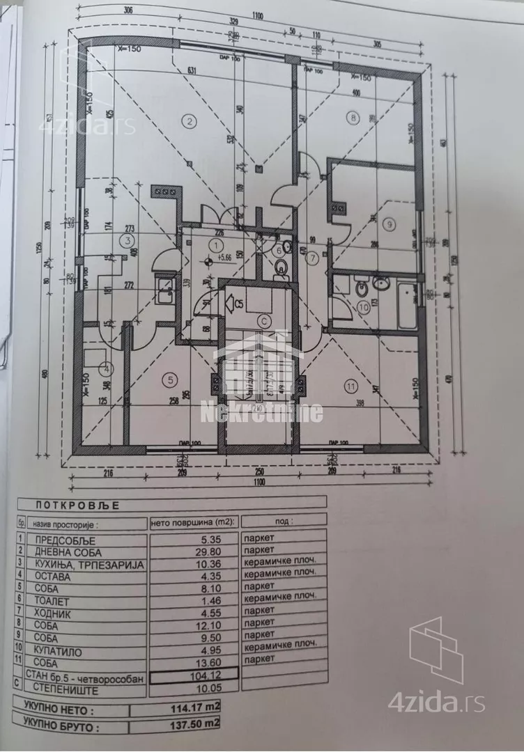 Petosoban stan | 4zida