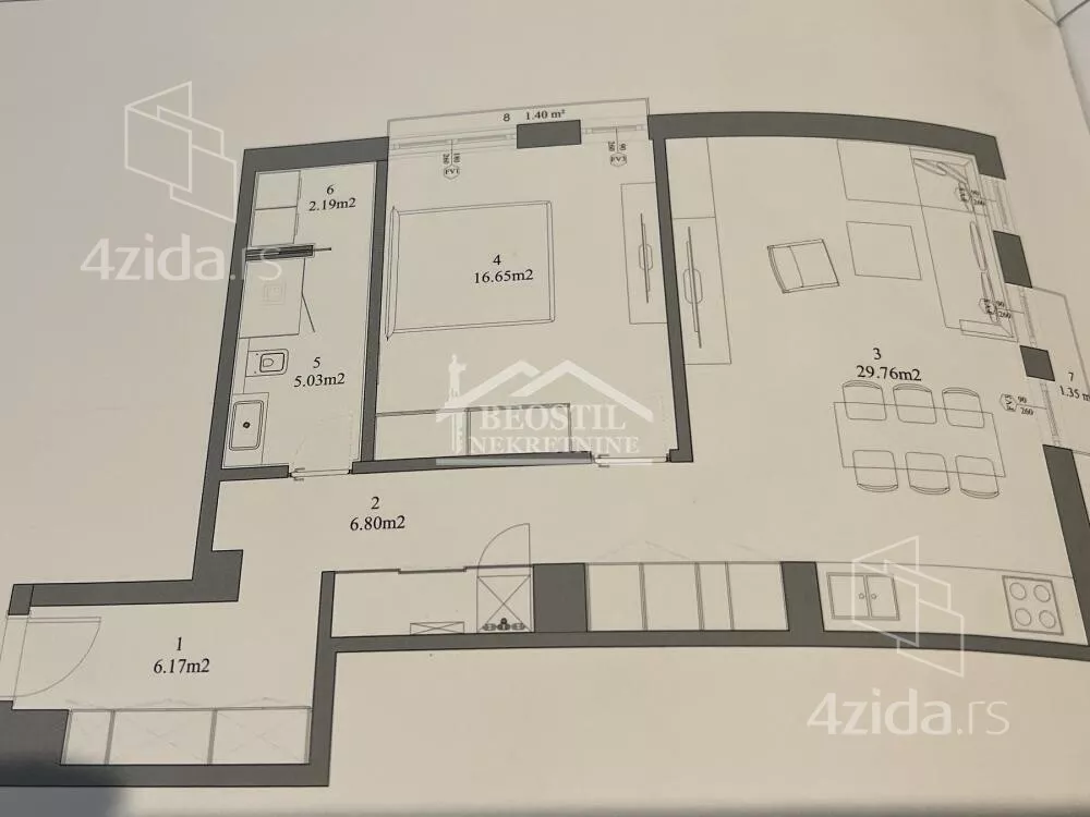 Dvosoban stan | 4zida