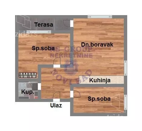 Dvoiposoban stan | 4zida