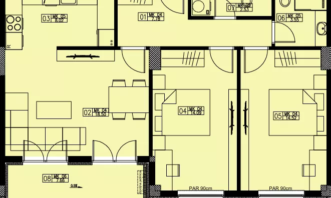 Trosoban stan | 4zida