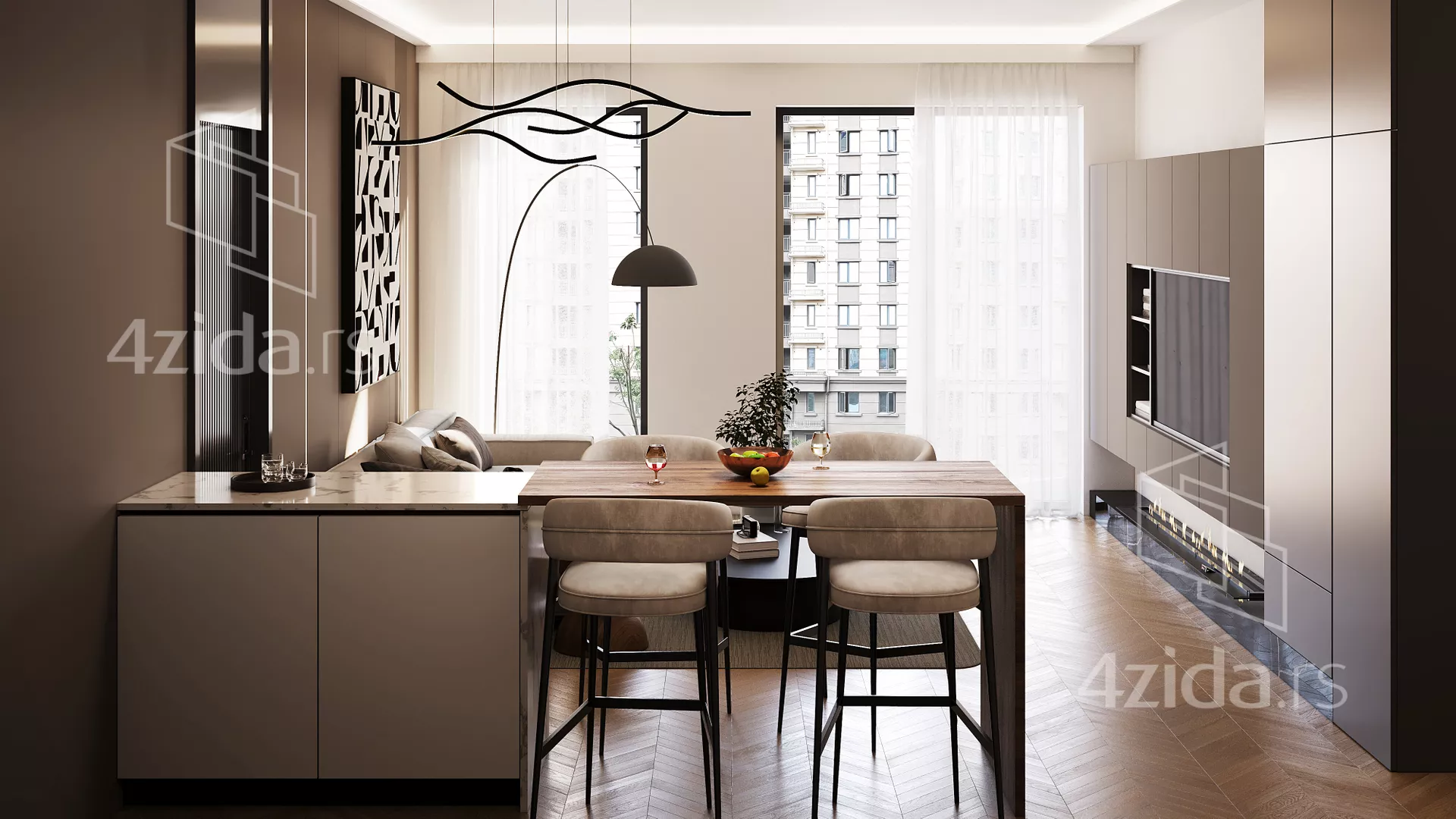 Trosoban stan | 4zida