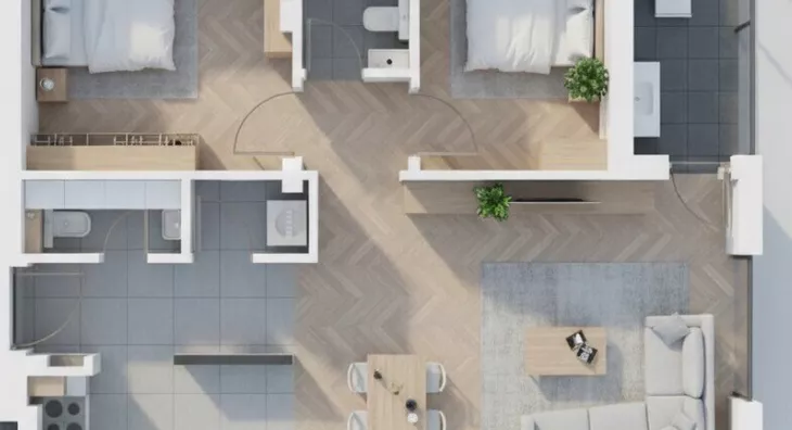 Trosoban stan | 4zida