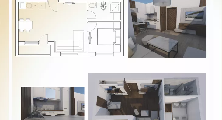 Jednoiposoban stan | 4zida