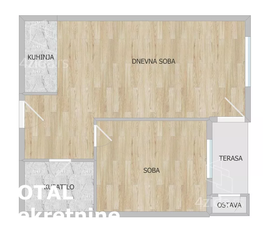 Dvosoban stan | 4zida