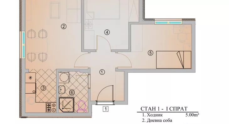 Dvoiposoban stan | 4zida