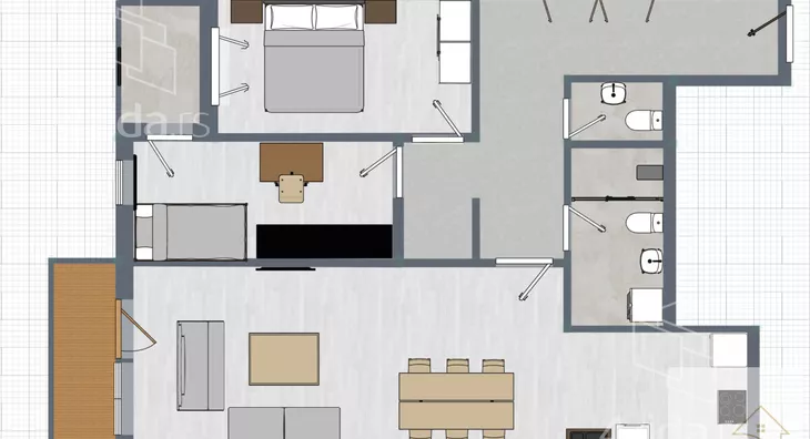 Trosoban stan | 4zida