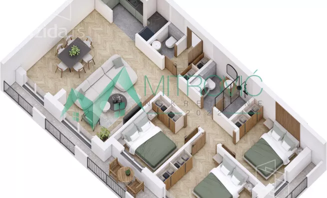 Četvorosoban stan | 4zida