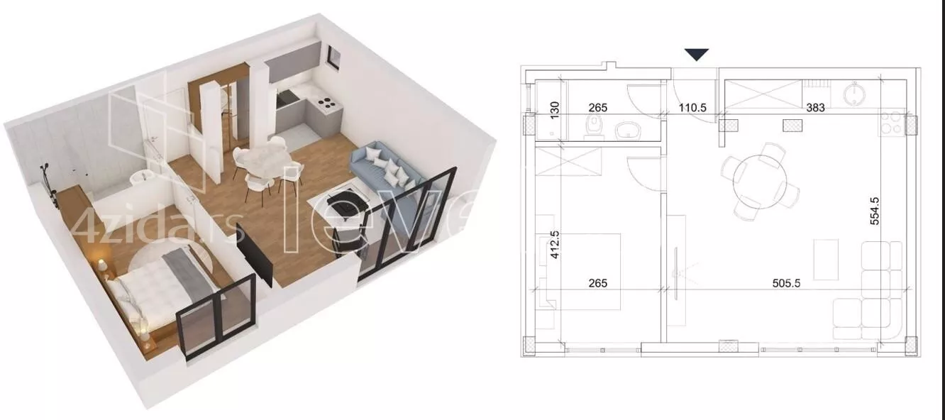 Dvosoban stan | 4zida
