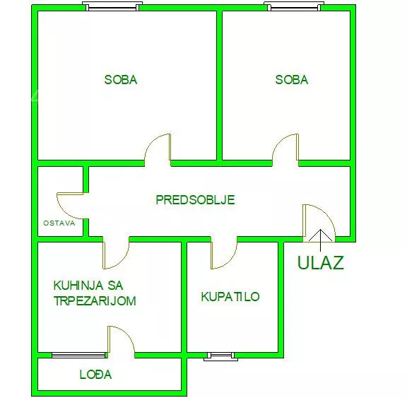 Dvosoban stan | 4zida
