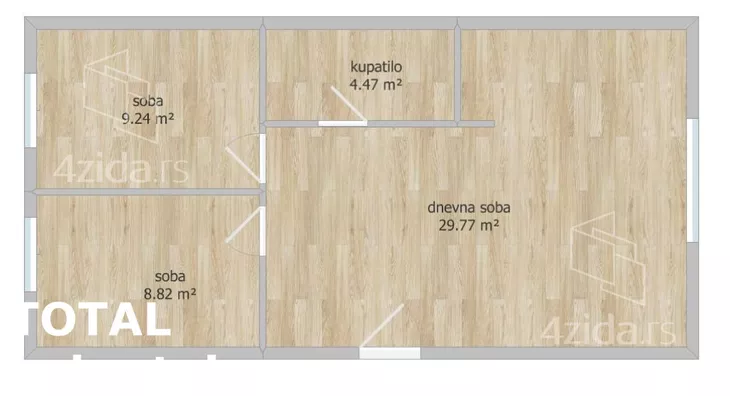 Trosoban stan | 4zida