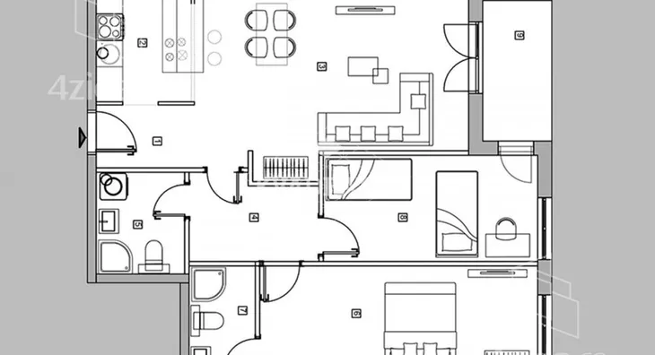 Trosoban stan | 4zida