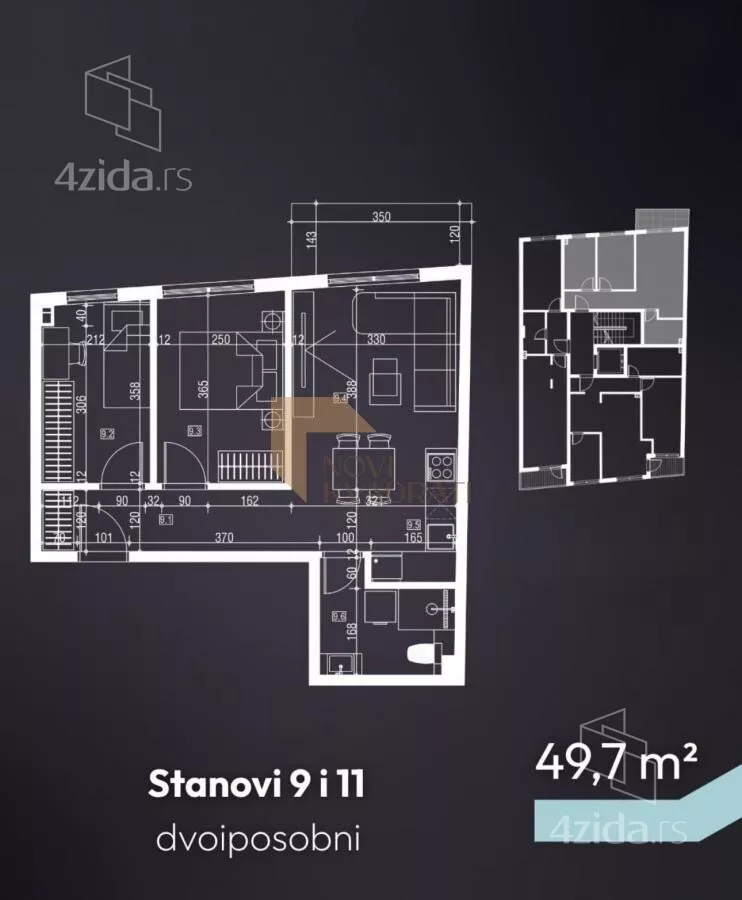 Trosoban stan | 4zida