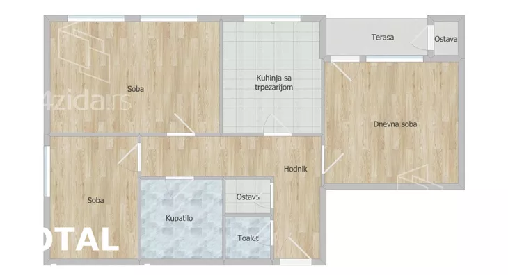 Trosoban stan | 4zida