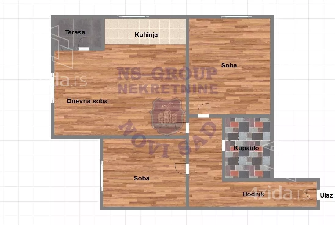 Trosoban stan | 4zida