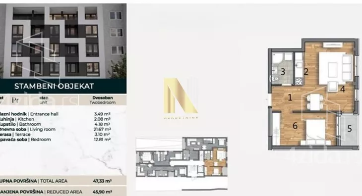 Dvosoban stan | 4zida