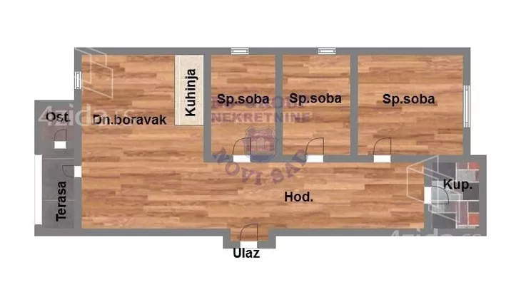 Troiposoban stan | 4zida