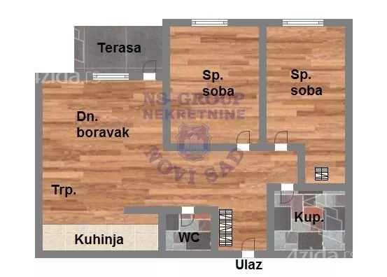 Trosoban stan | 4zida