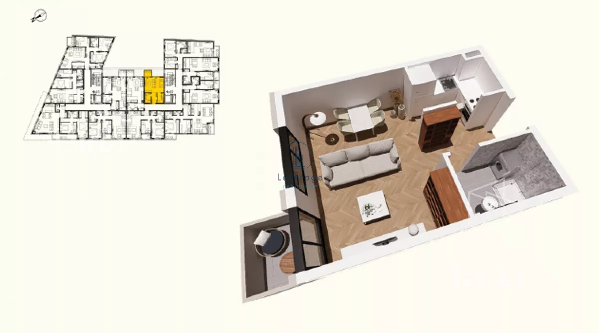 Jednosoban stan | 4zida