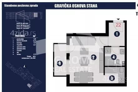 Garsonjera | 4zida