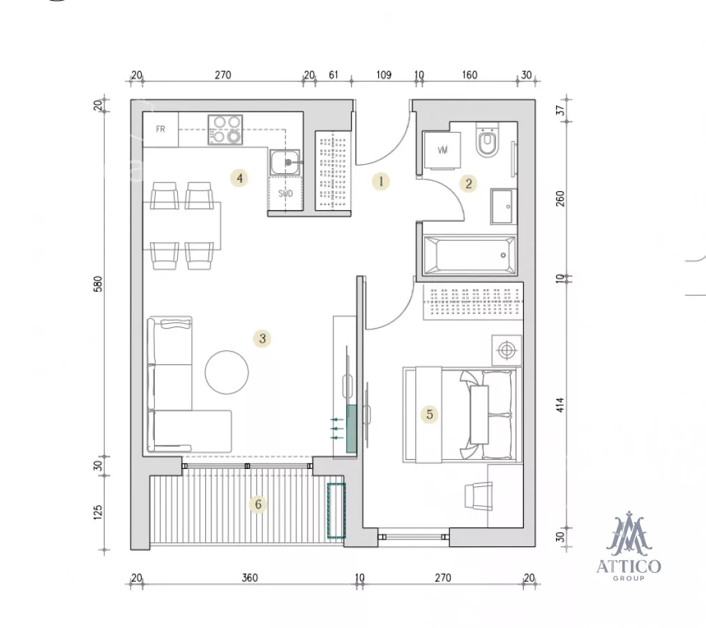 Dvosoban stan | 4zida