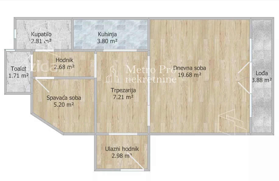 Dvosoban stan | 4zida