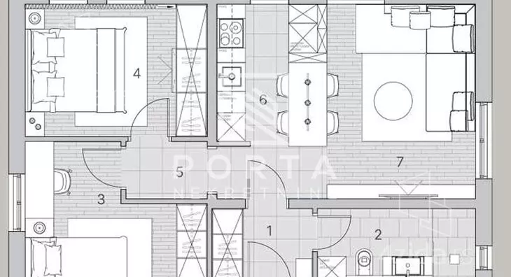 Trosoban stan | 4zida