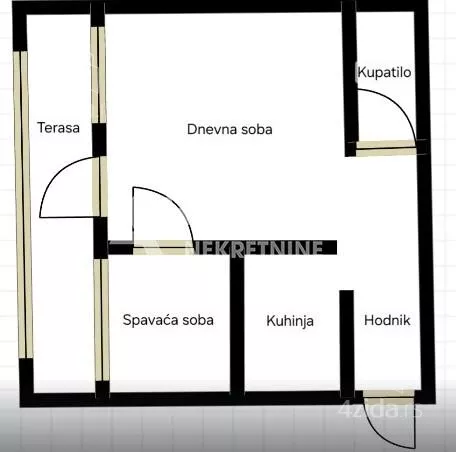 Jednoiposoban stan | 4zida