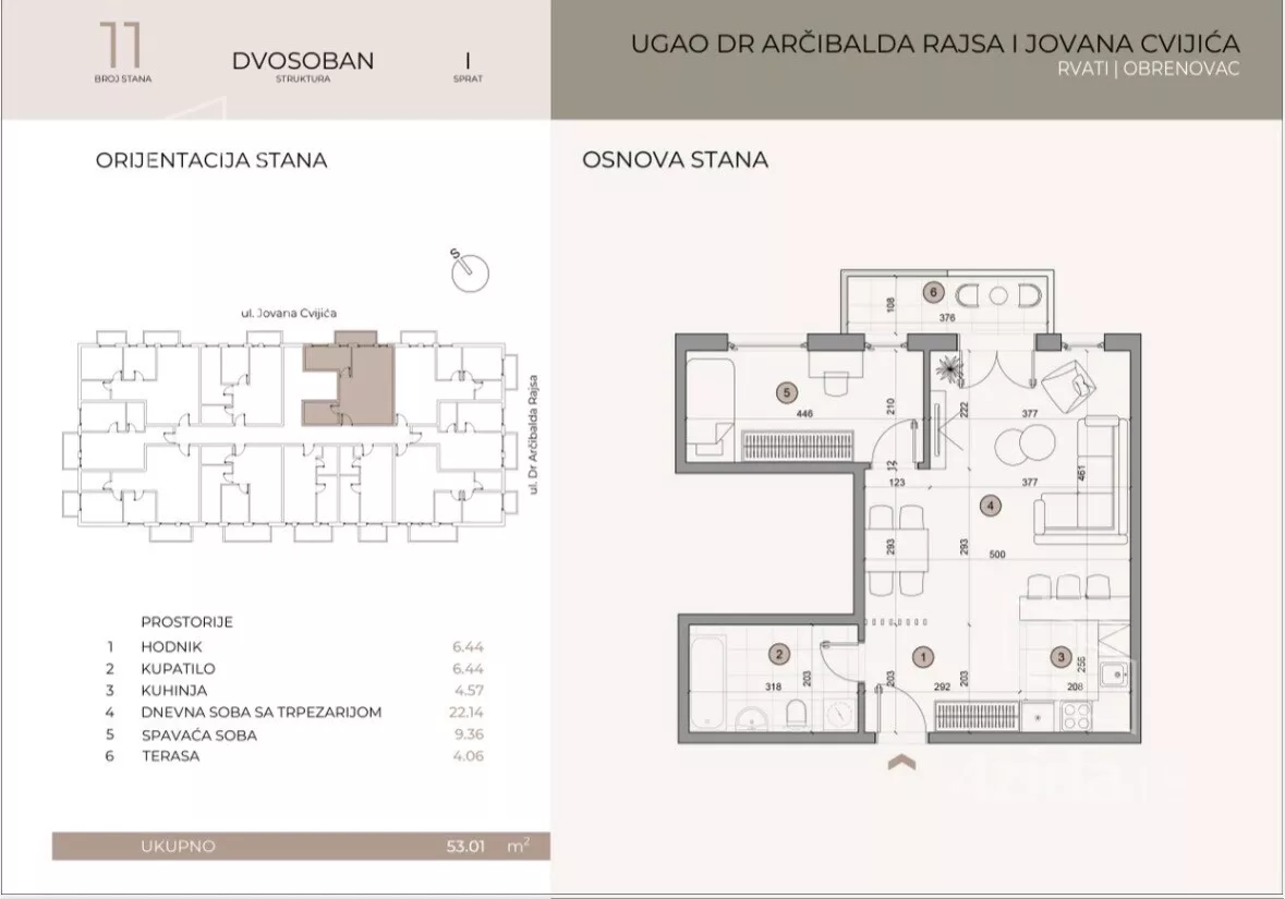 Dvosoban stan | 4zida