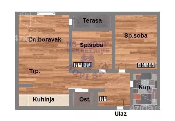 Trosoban stan | 4zida