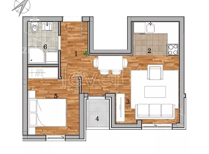 Jednoiposoban stan | 4zida