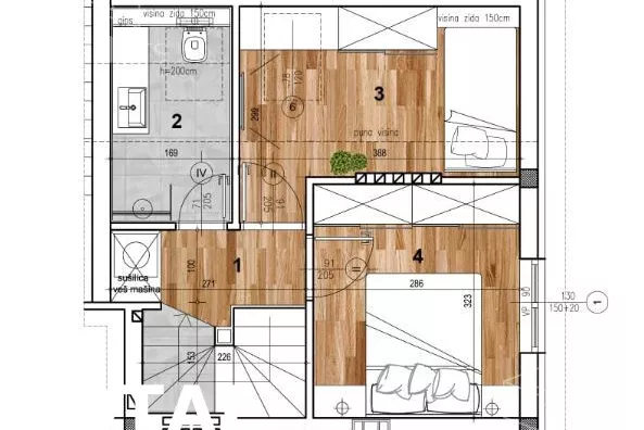 Trosoban stan | 4zida