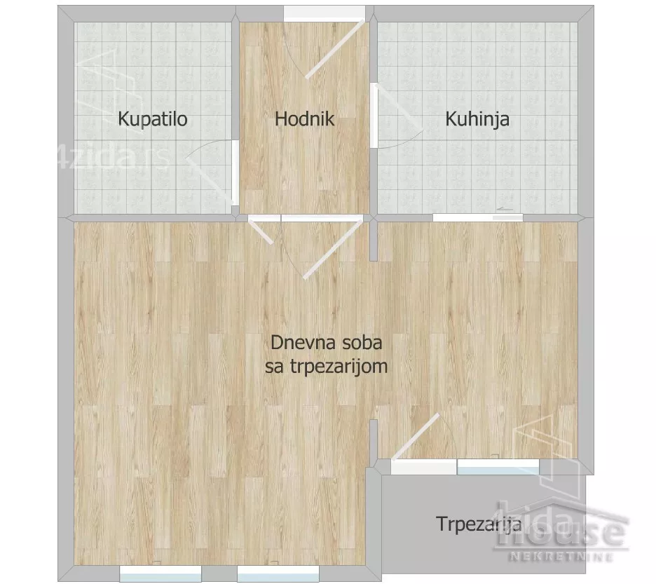 Jednoiposoban stan | 4zida