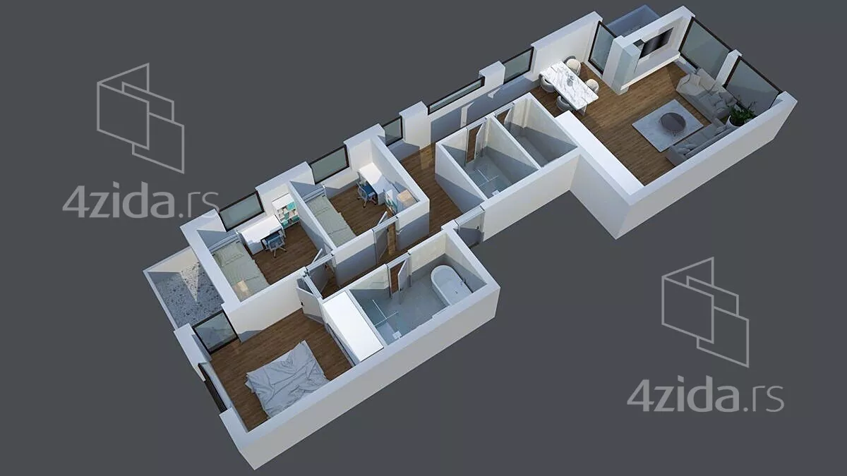 Četvorosoban stan | 4zida