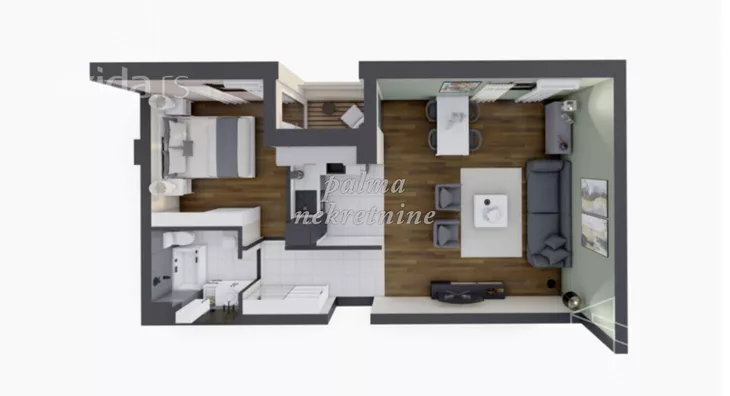 Jednoiposoban stan | 4zida