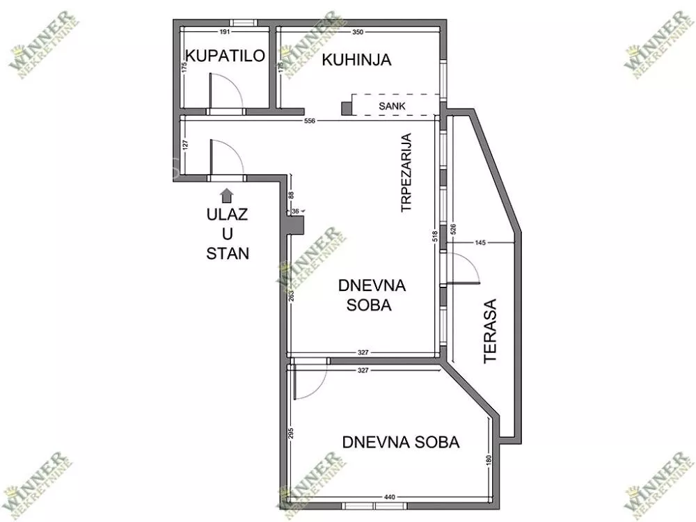 Trosoban stan | 4zida