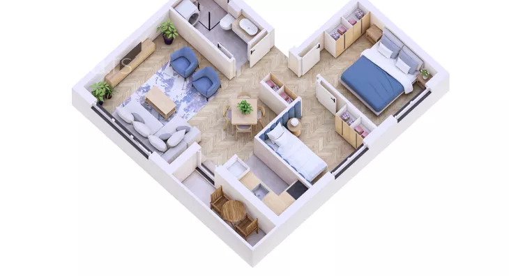 Trosoban stan | 4zida