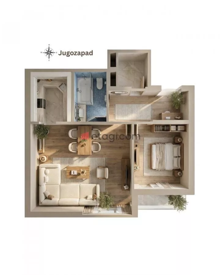 Dvosoban stan | 4zida