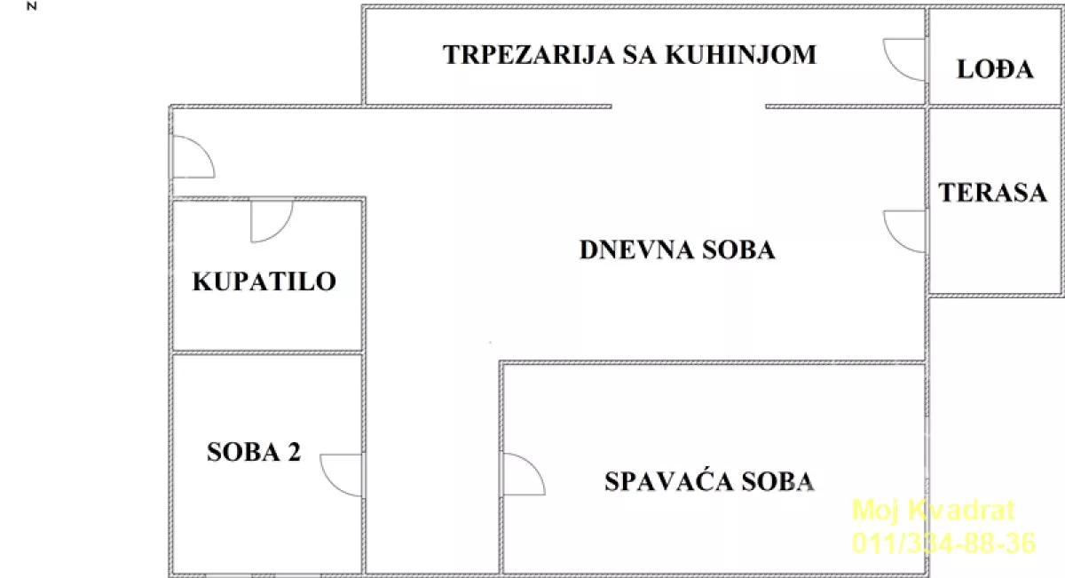 Trosoban stan | 4zida