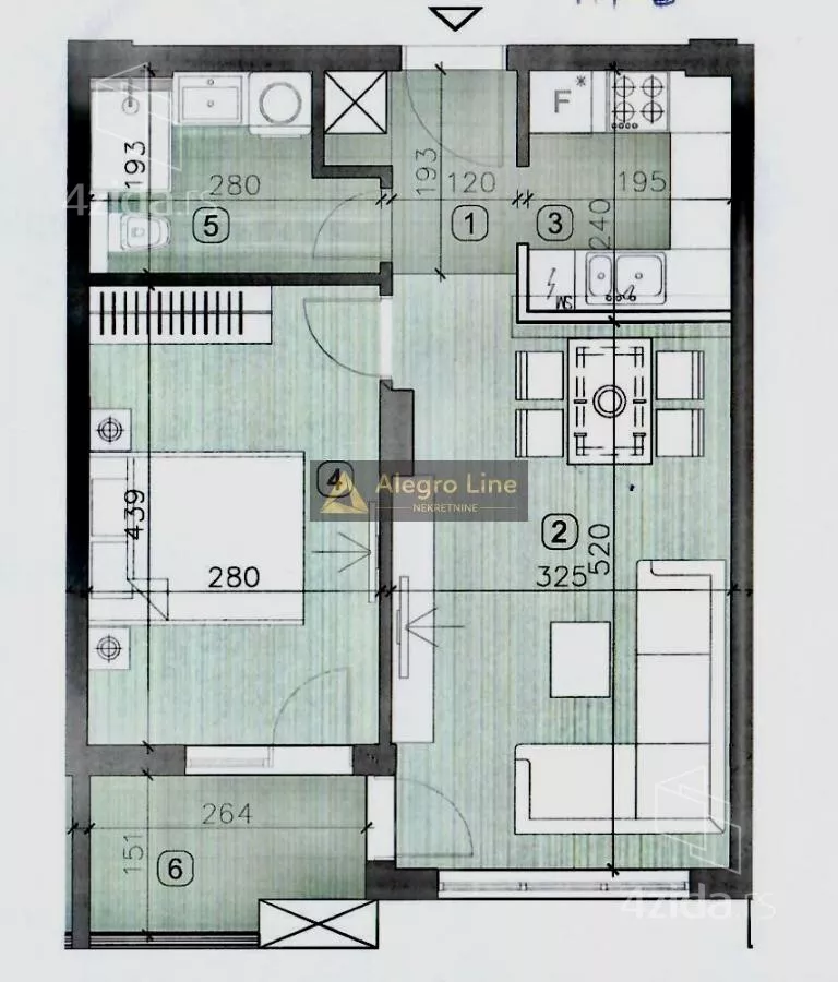 Dvosoban stan | 4zida