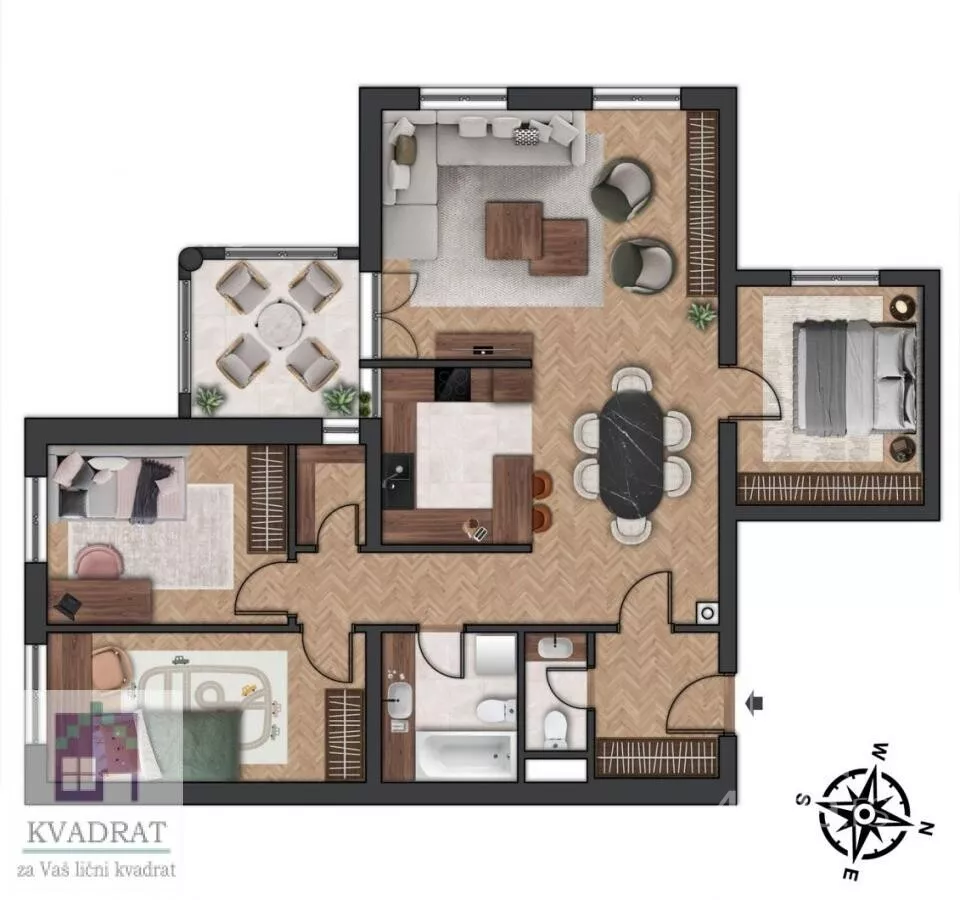 Troiposoban stan | 4zida