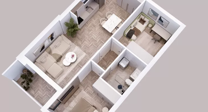 Dvoiposoban stan | 4zida