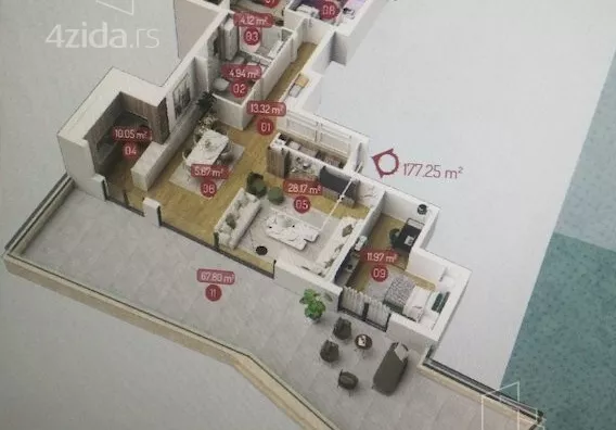 Četvorosoban stan | 4zida