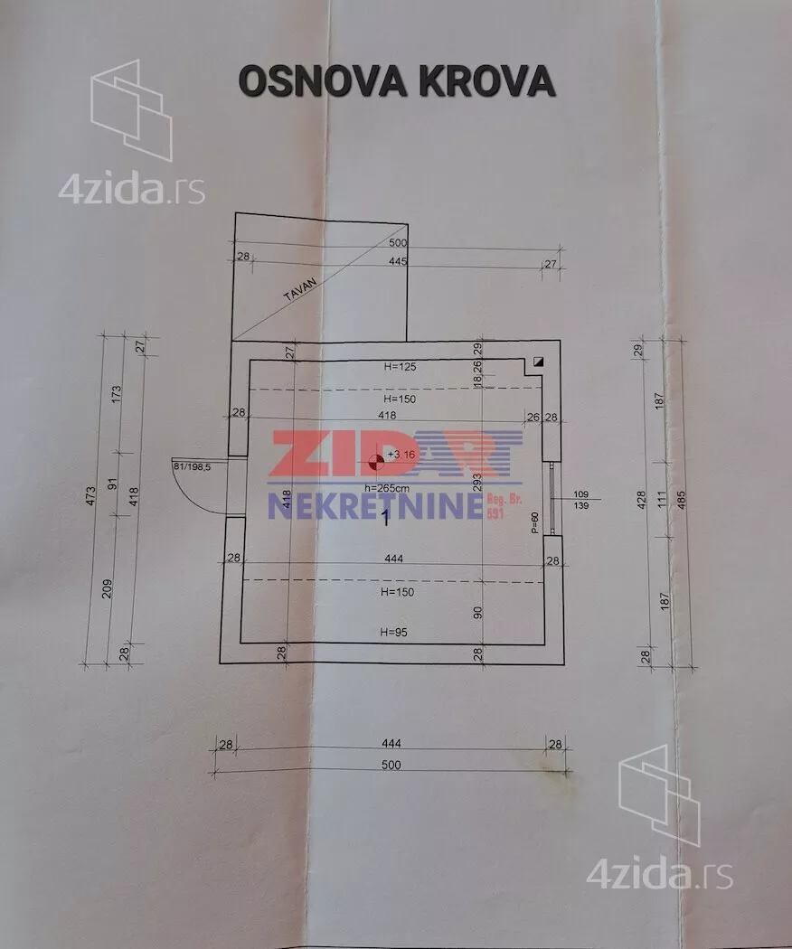 1-etažna kuća | 4zida