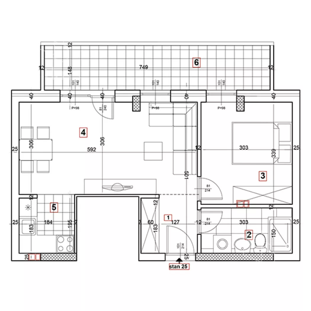 Dvosoban stan | 4zida
