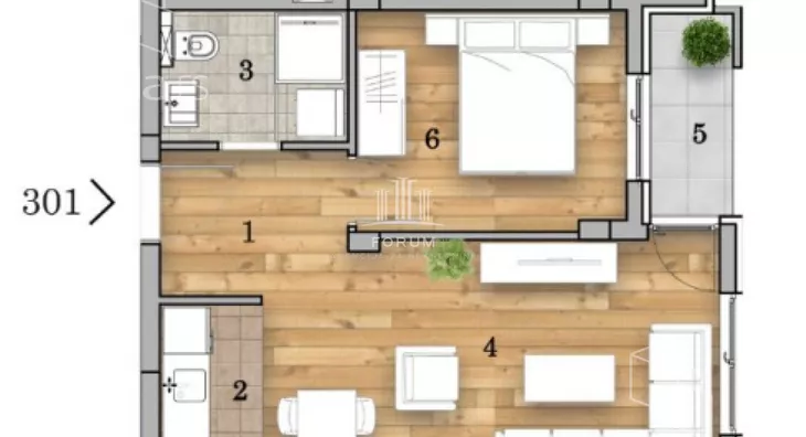 Dvosoban stan | 4zida