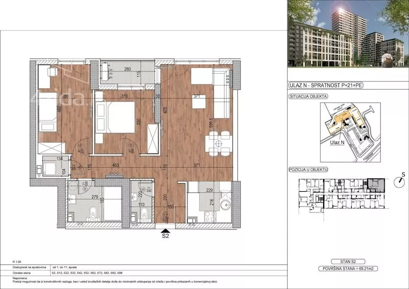 Trosoban stan | 4zida