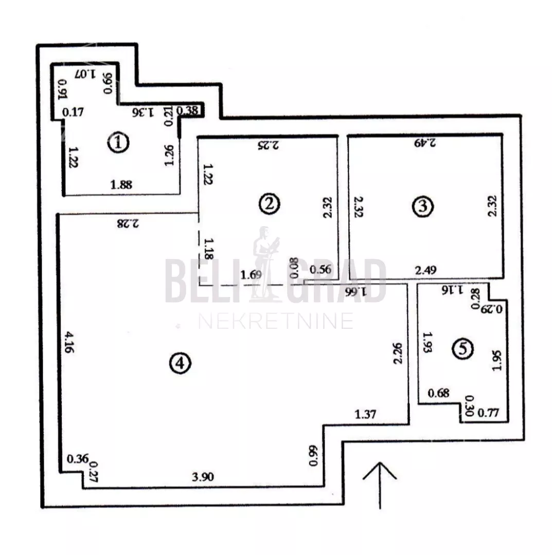 Jednoiposoban stan | 4zida