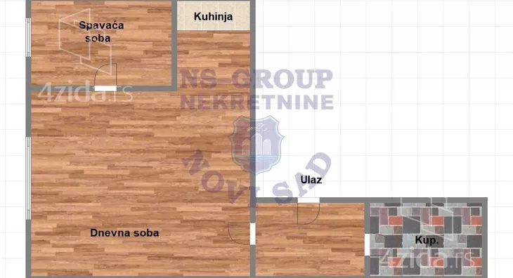 Jednoiposoban stan | 4zida